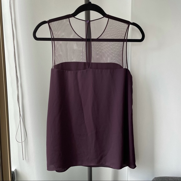 Aritzia (Babaton) Burgundy Lionel Blouse - Picture 2 of 3